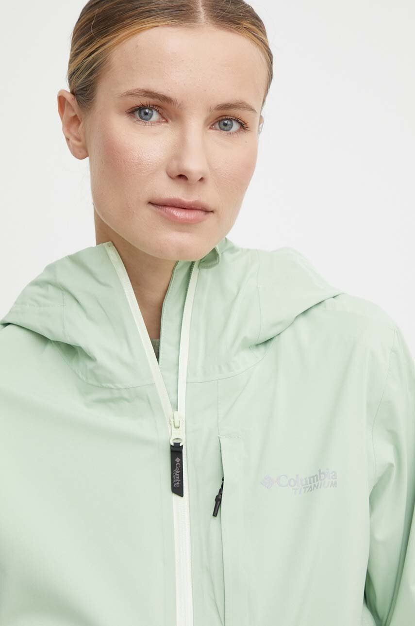 Куртка outdoor Columbia Ampli-Dry II колір зелений 2071421 