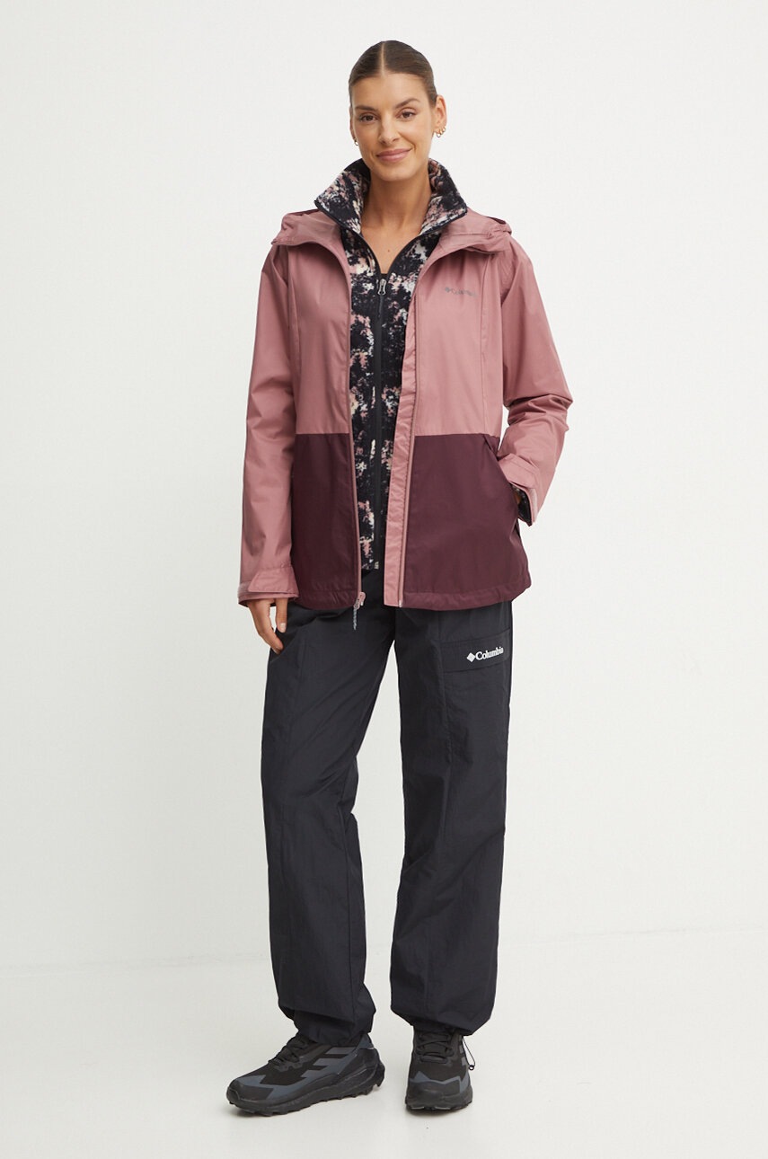 Μπουφάν Columbia Inner Limits III χρώμα: μοβ φωτογραφία
