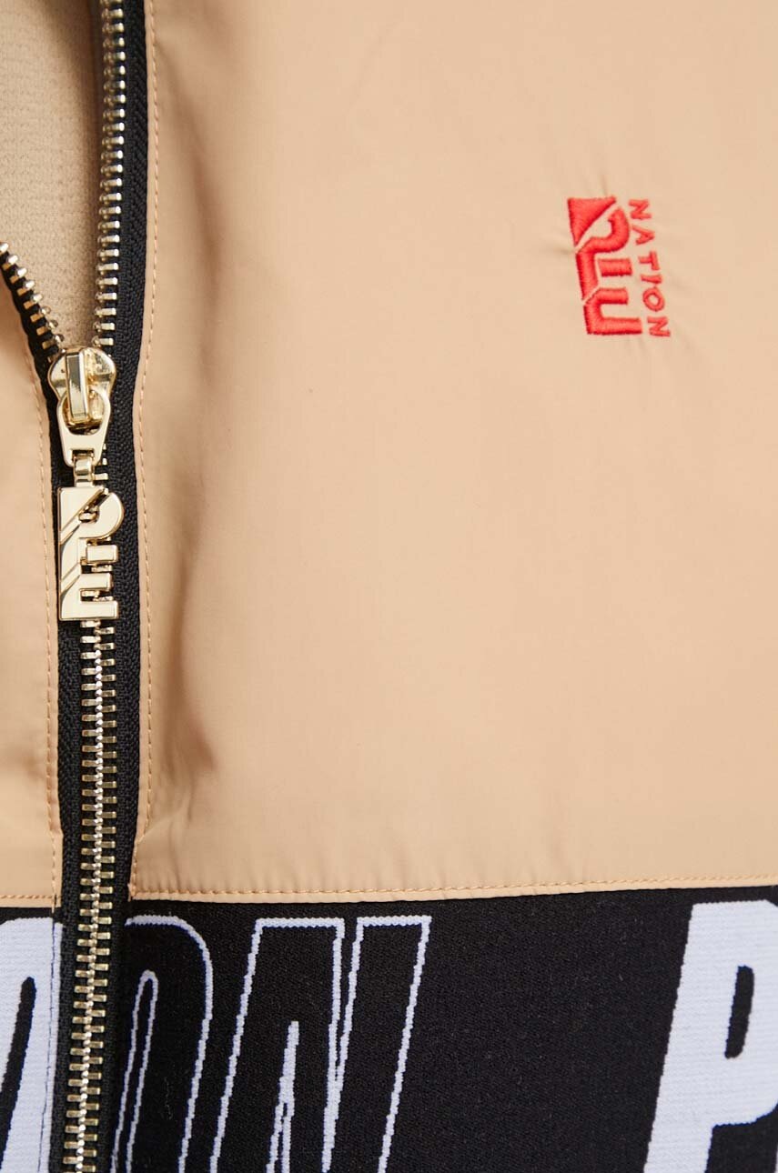 Μπουφάν P.E Nation χρώμα: μπεζ φωτογραφία