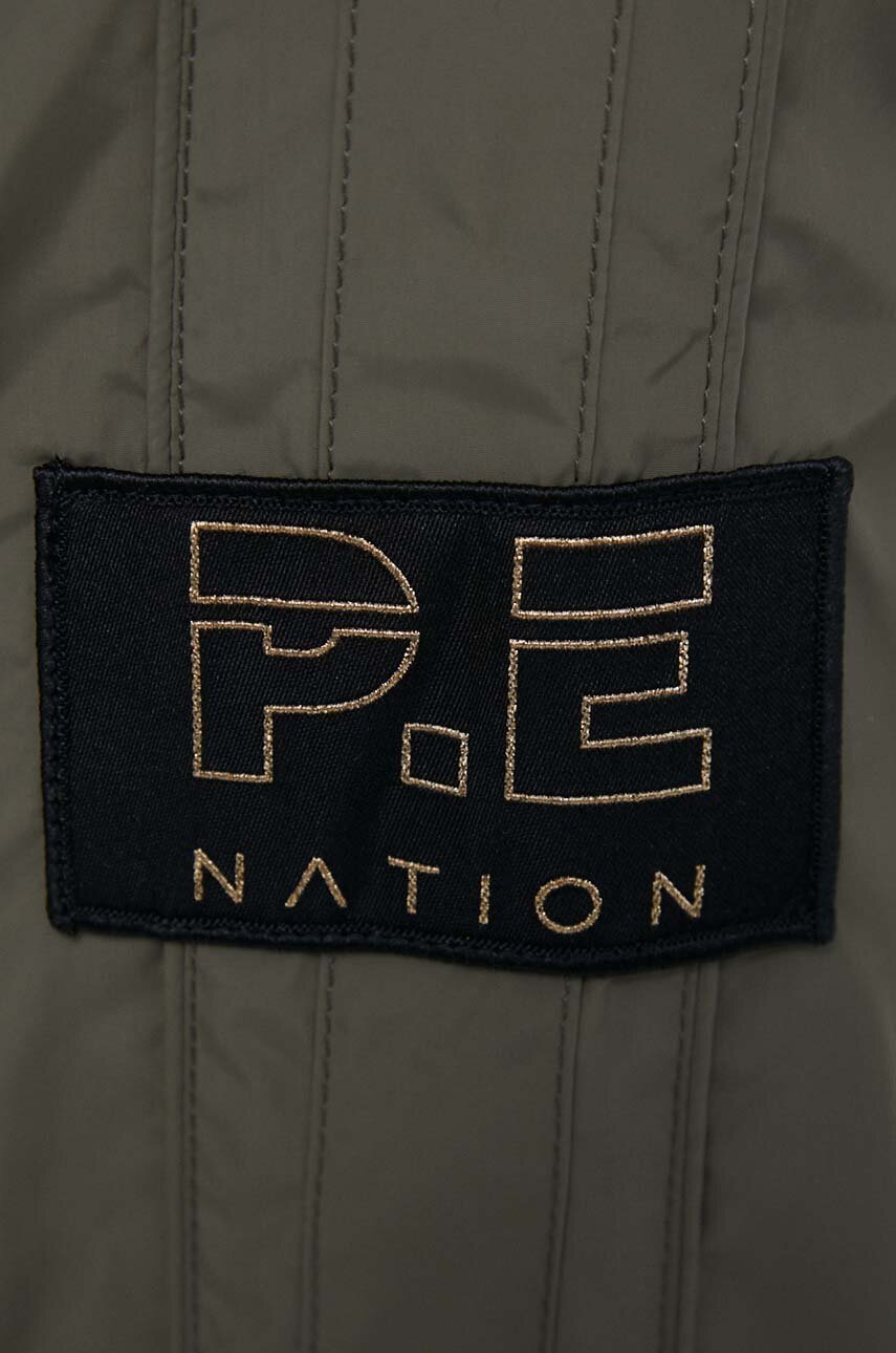 Μπουφάν P.E Nation χρώμα: πράσινο φωτογραφία