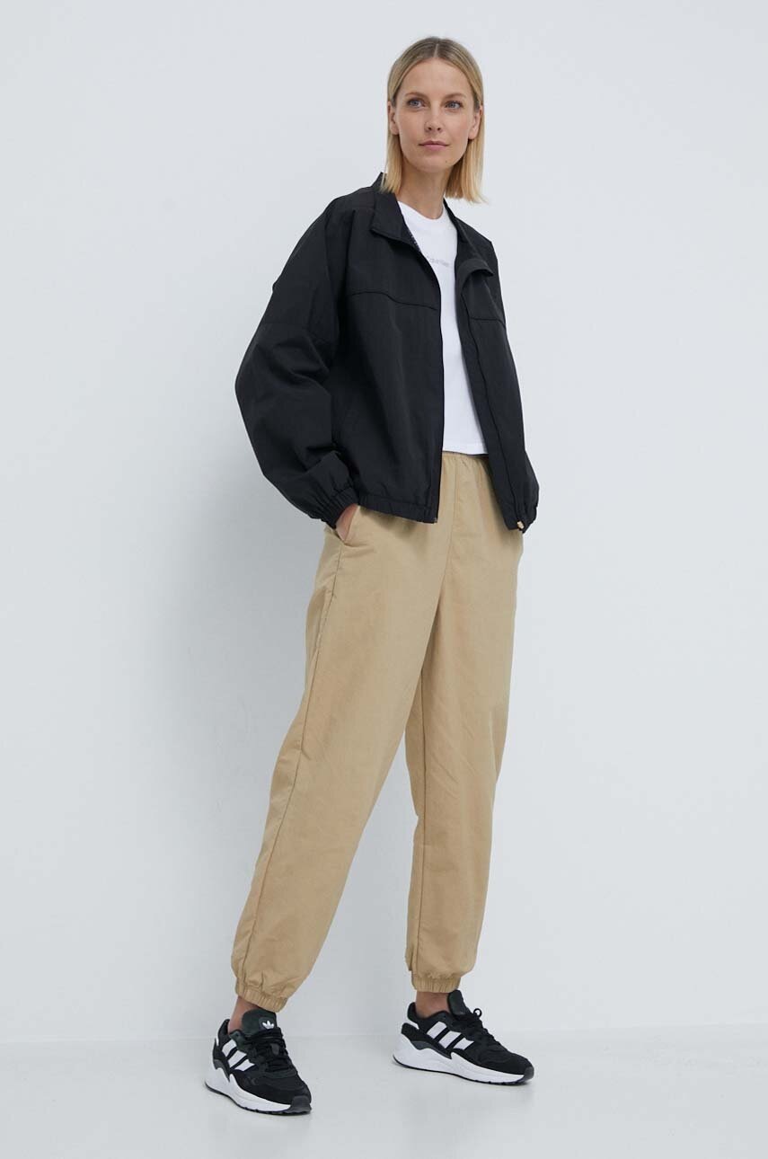 Μπουφάν P.E Nation χρώμα: μαύρο φωτογραφία