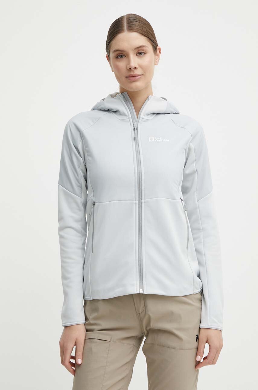 

Яке за спортове на открито Jack Wolfskin Alpgrat Pro Insulated в сиво, Сив