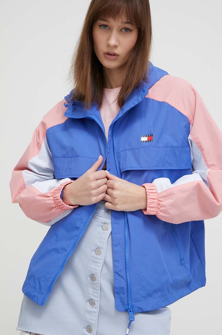 Tommy Jeans geacă femei, de tranziție, oversize DW0DW17752