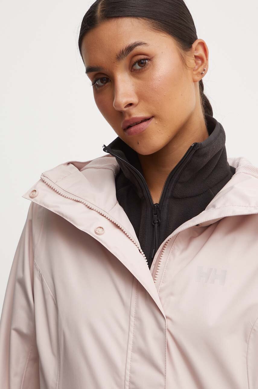 Μπουφάν Helly Hansen χρώμα: ροζ, 54075 φωτογραφία