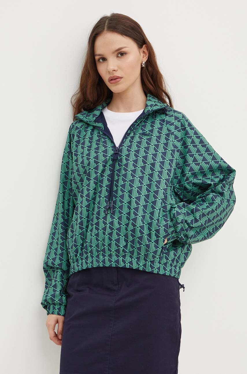 

Яке Lacoste в зелено преходен модел, Зелен