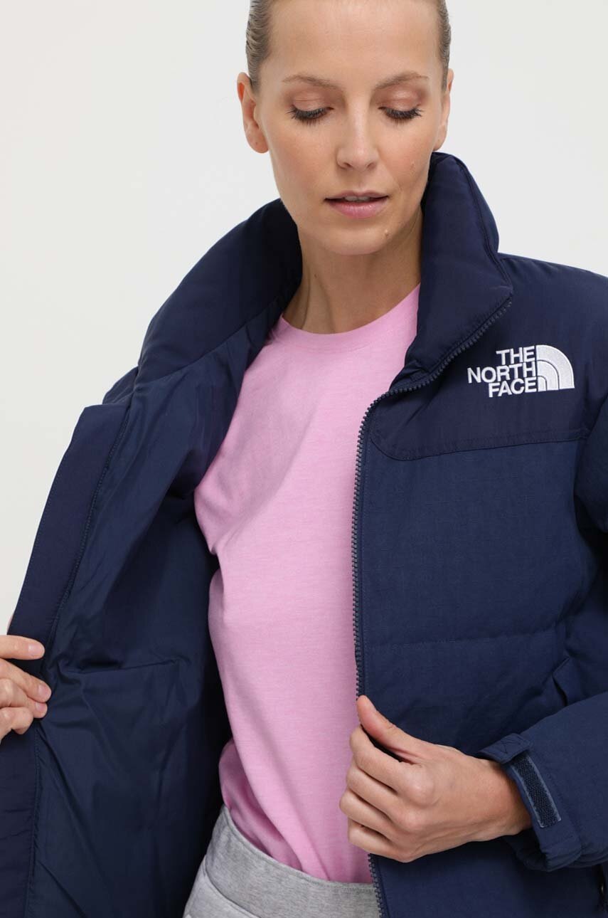 Μπουφάν με επένδυση από πούπουλα The North Face 92 RIPSTOP NUPTSE χρώμα: ναυτικό μπλε φωτογραφία