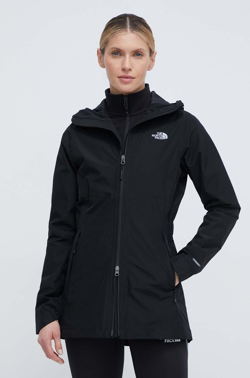 The North Face jacheta de exterior Hikesteller Parka Shell culoarea negru