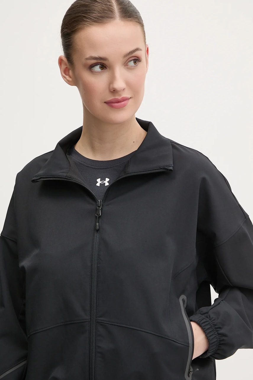 Σακάκι προπόνησης Under Armour Unstoppable χρώμα: μπεζ, 1374889 φωτογραφία