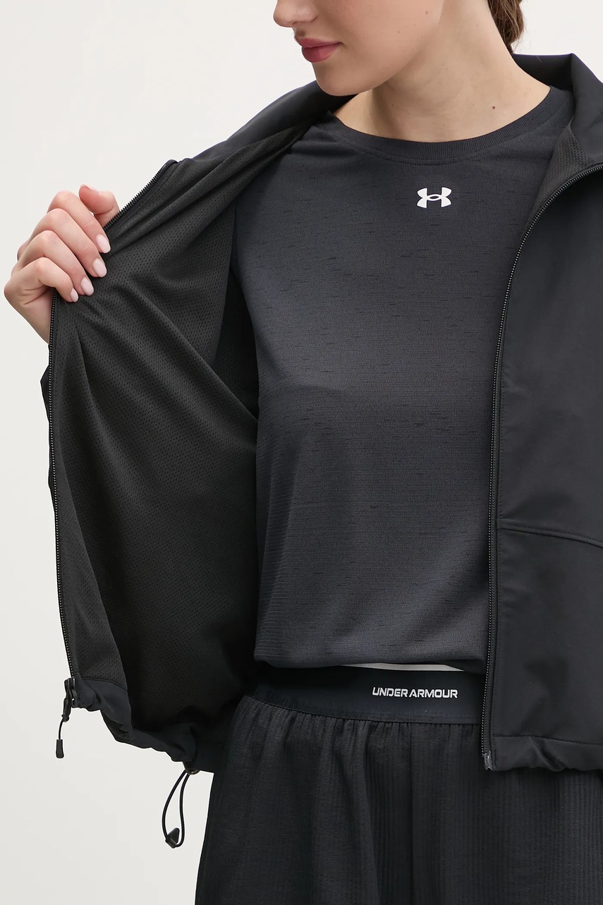 Σακάκι προπόνησης Under Armour Unstoppable χρώμα: μπεζ, 1374889 φωτογραφία
