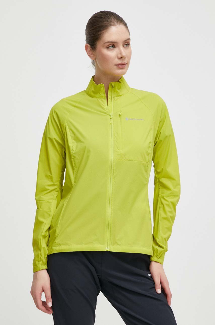 Montane windbreaker Featherlite culoarea verde, FFLJK15