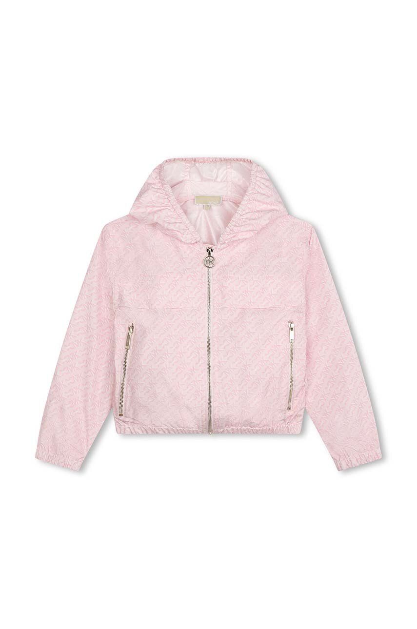 E-shop Dětská bunda Michael Kors růžová barva