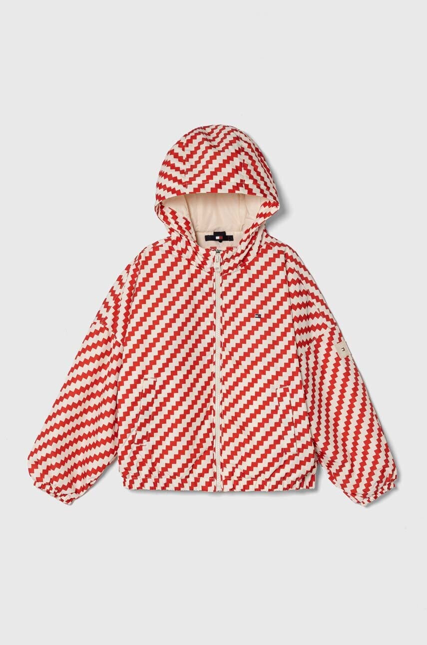 

Дитяча куртка Tommy Hilfiger колір червоний