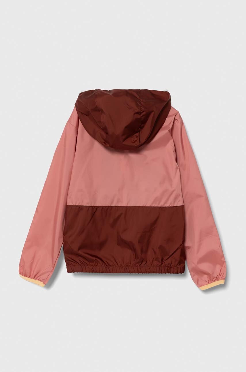 Детская куртка Columbia Back Bowl Hooded Wi цвет розовый