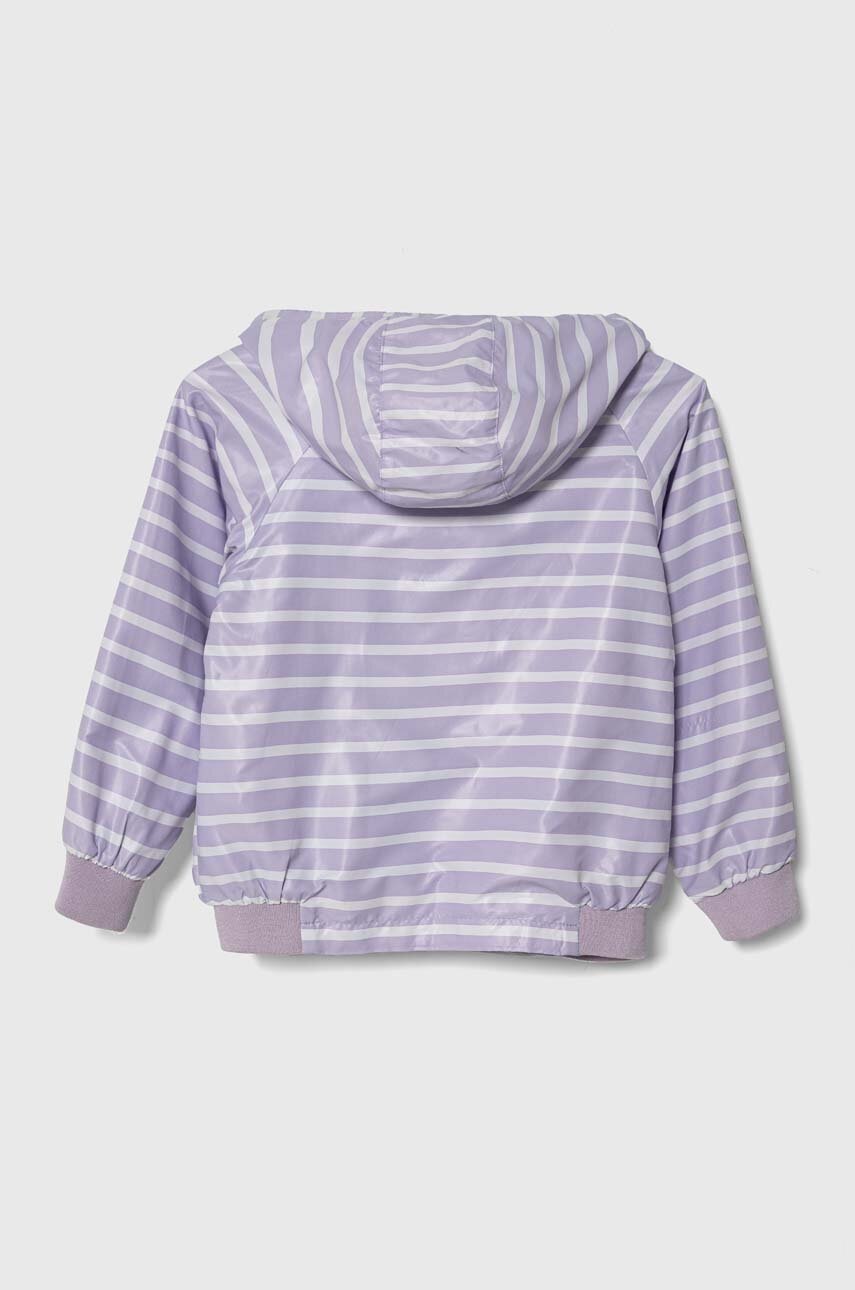 Детская куртка United Colors of Benetton цвет фиолетовый