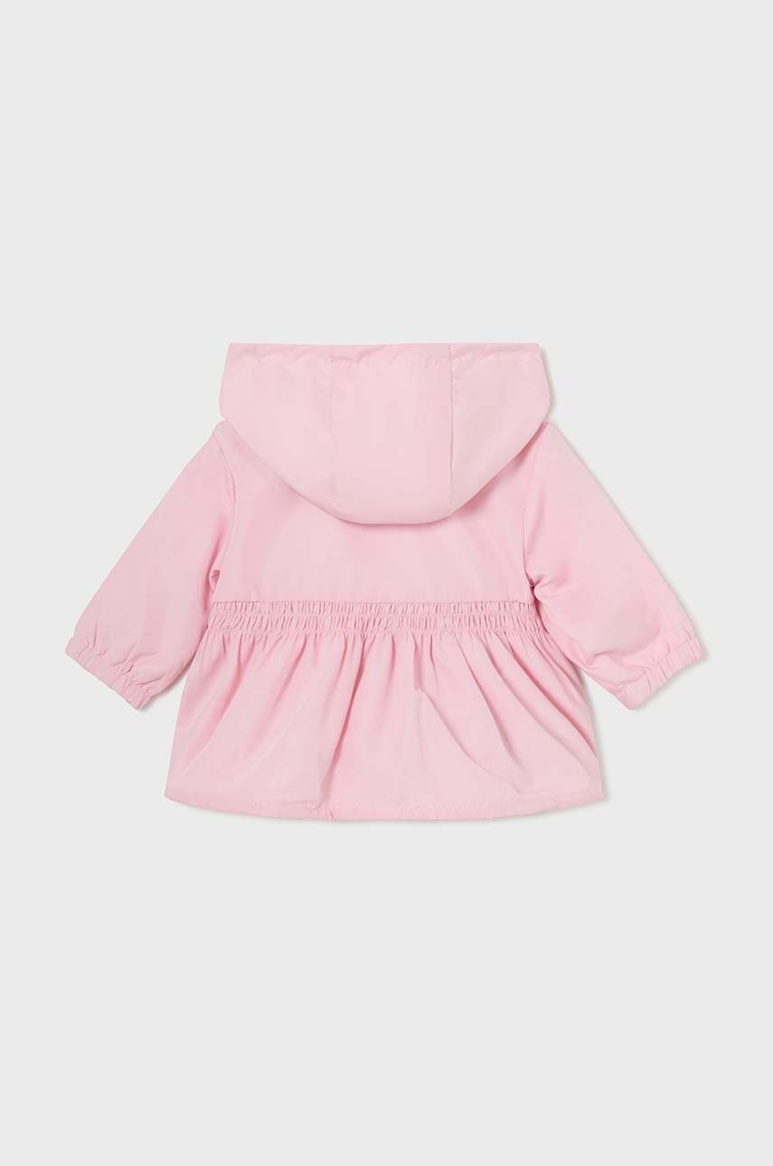Двусторонняя детская куртка Mayoral Newborn цвет розовый Двусторонняя детская куртка Mayoral Newborn цвет розовый