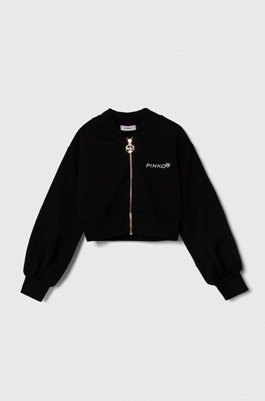 Детская кофта Pinko Up цвет чёрный однотонная в Тернополе Детская кофта Pinko Up цвет чёрный однотонная в Тернополе