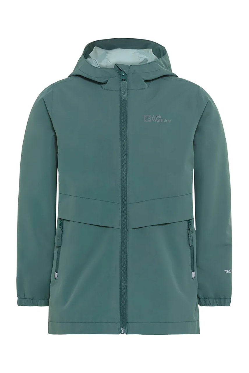 Детский дождевик Jack Wolfskin MALIMA цвет зелёный Детский дождевик Jack Wolfskin MALIMA цвет зелёный