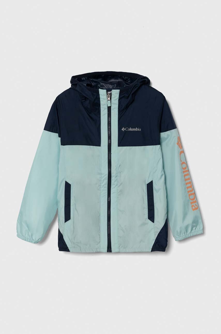Детская куртка Columbia Flash Challenger Wi цвет бирюзовый Детская куртка Columbia Flash Challenger Wi цвет бирюзовый