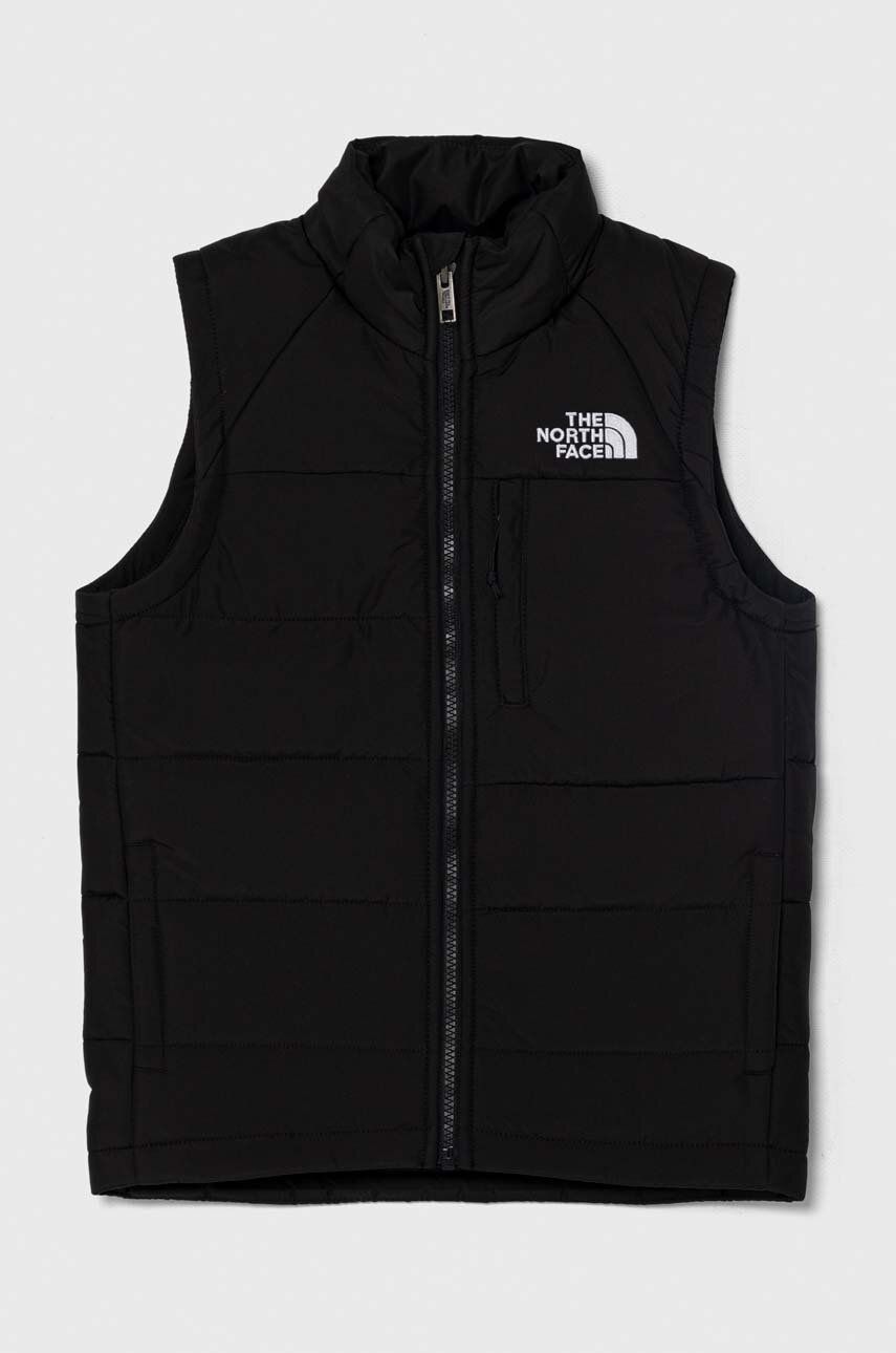 The North Face vesta copii CIRCULAR VEST culoarea negru