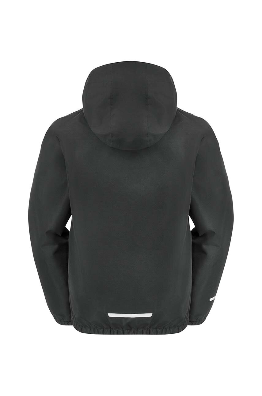 Дитячий дощовик Jack Wolfskin FLAZE колір чорний