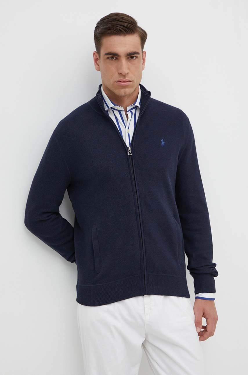 

Памучна жилетка Polo Ralph Lauren в тъмносиньо 710A30449, Тъмносин