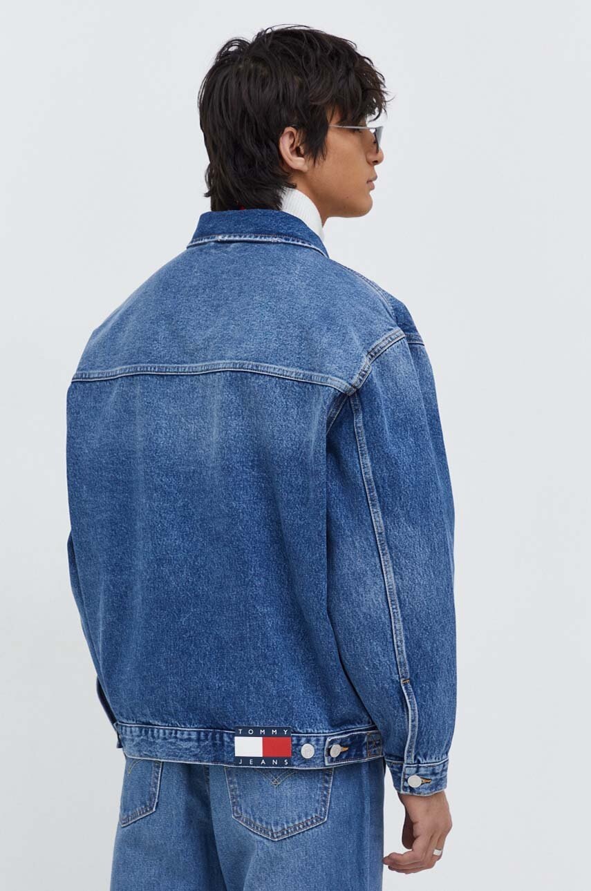 Bavlnená rifľová bunda Tommy Jeans