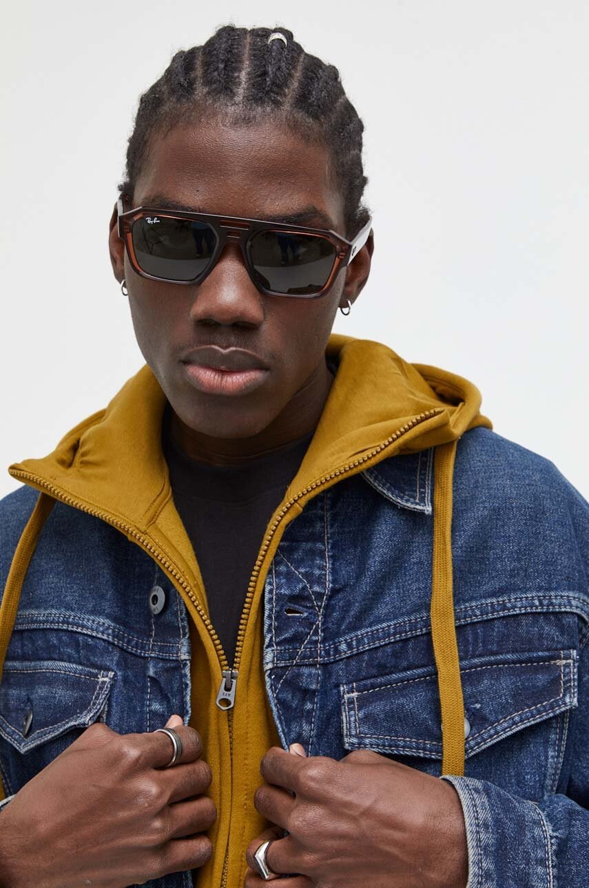 Τζιν μπουφάν G-Star ανδρικό, χρώμα: ναυτικό μπλε φωτογραφία