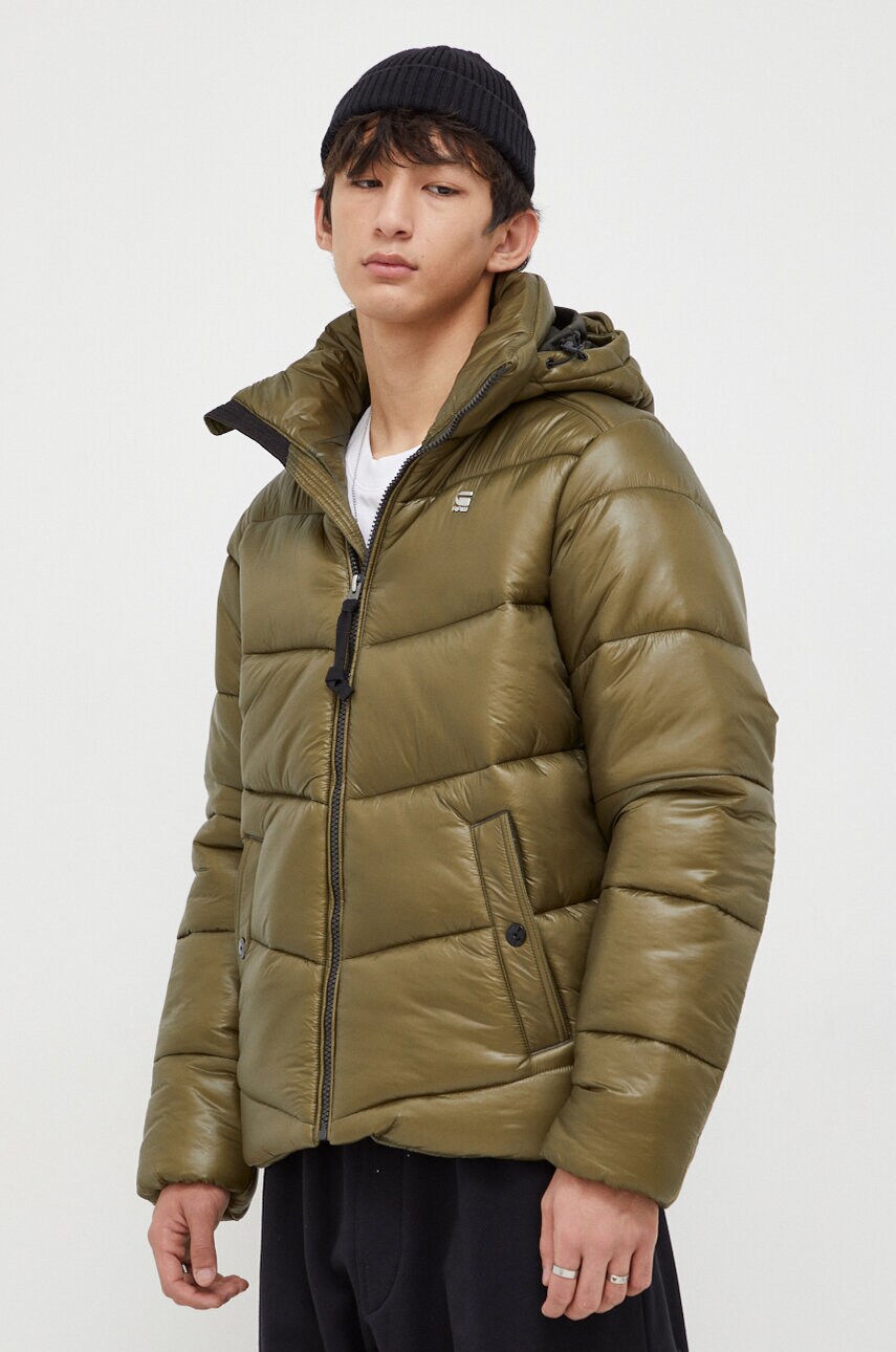 

Куртка G-Star Raw мужская цвет зелёный зимняя