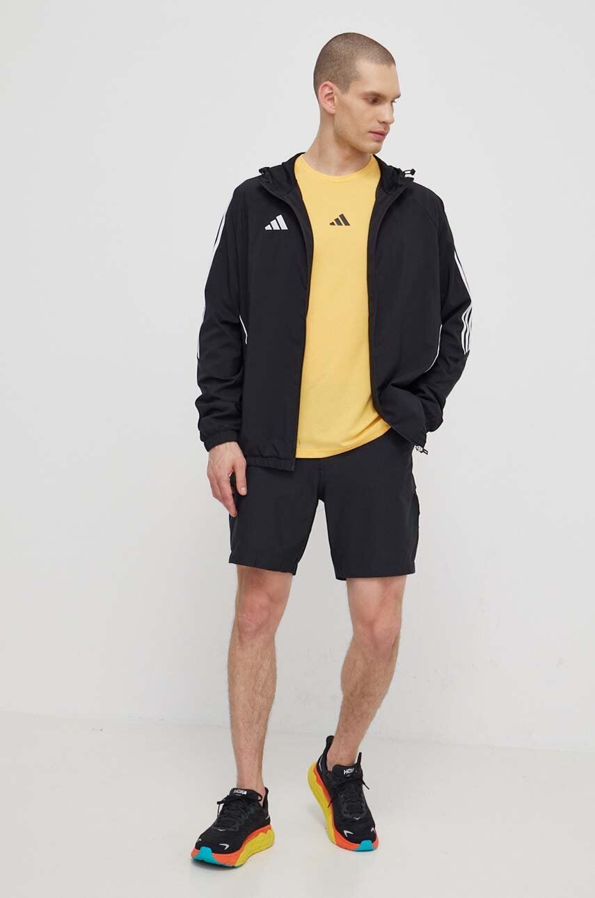 Σακάκι προπόνησης adidas Performance Tito24 χρώμα: μαύρο, IM8806 φωτογραφία