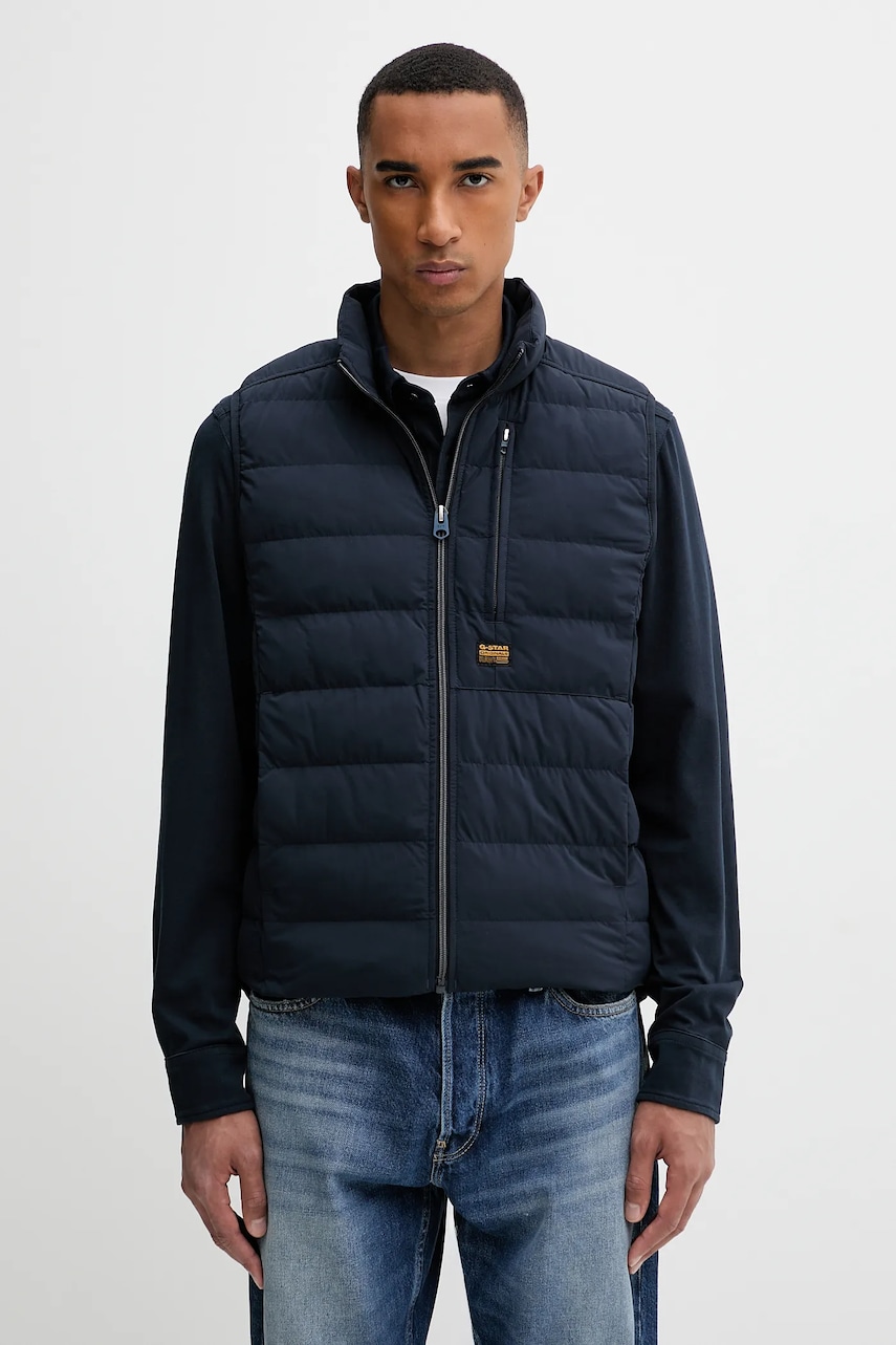 G-Star Raw vesta culoarea verde, de tranzitie