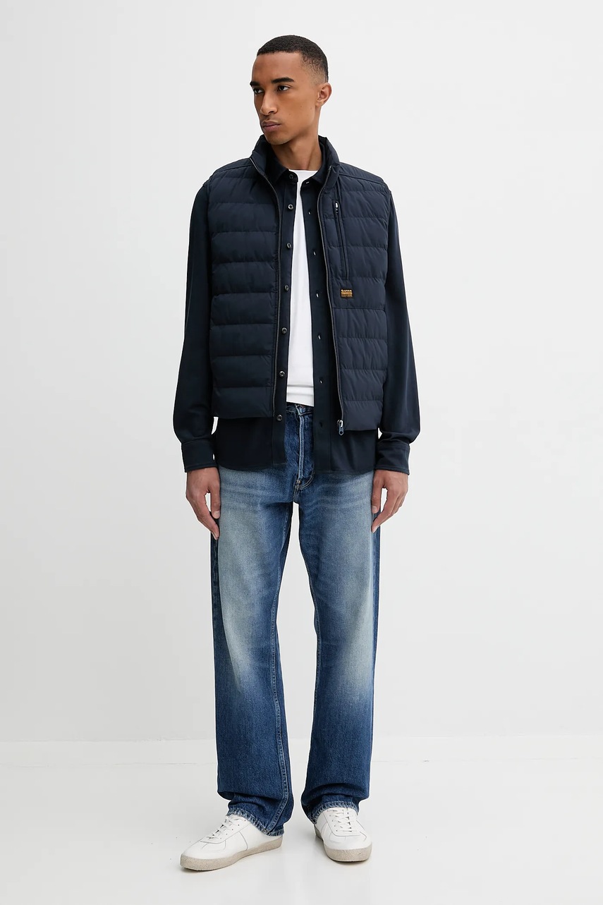 Безрукавка G-Star Raw цвет зелёный демисезонная Безрукавка G-Star Raw цвет зелёный демисезонная