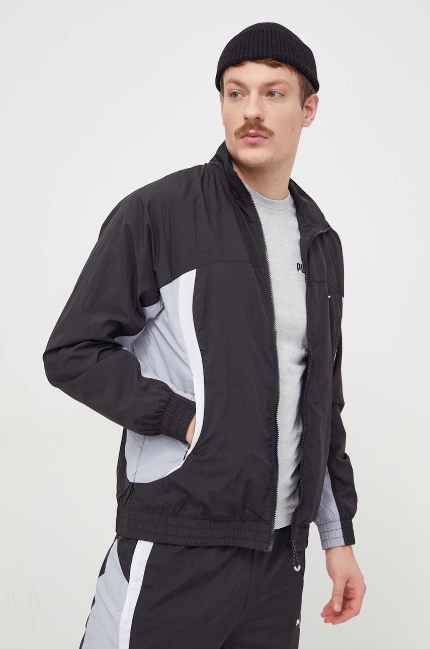 Μπουφάν Puma χρώμα: μαύρο 625428 φωτογραφία