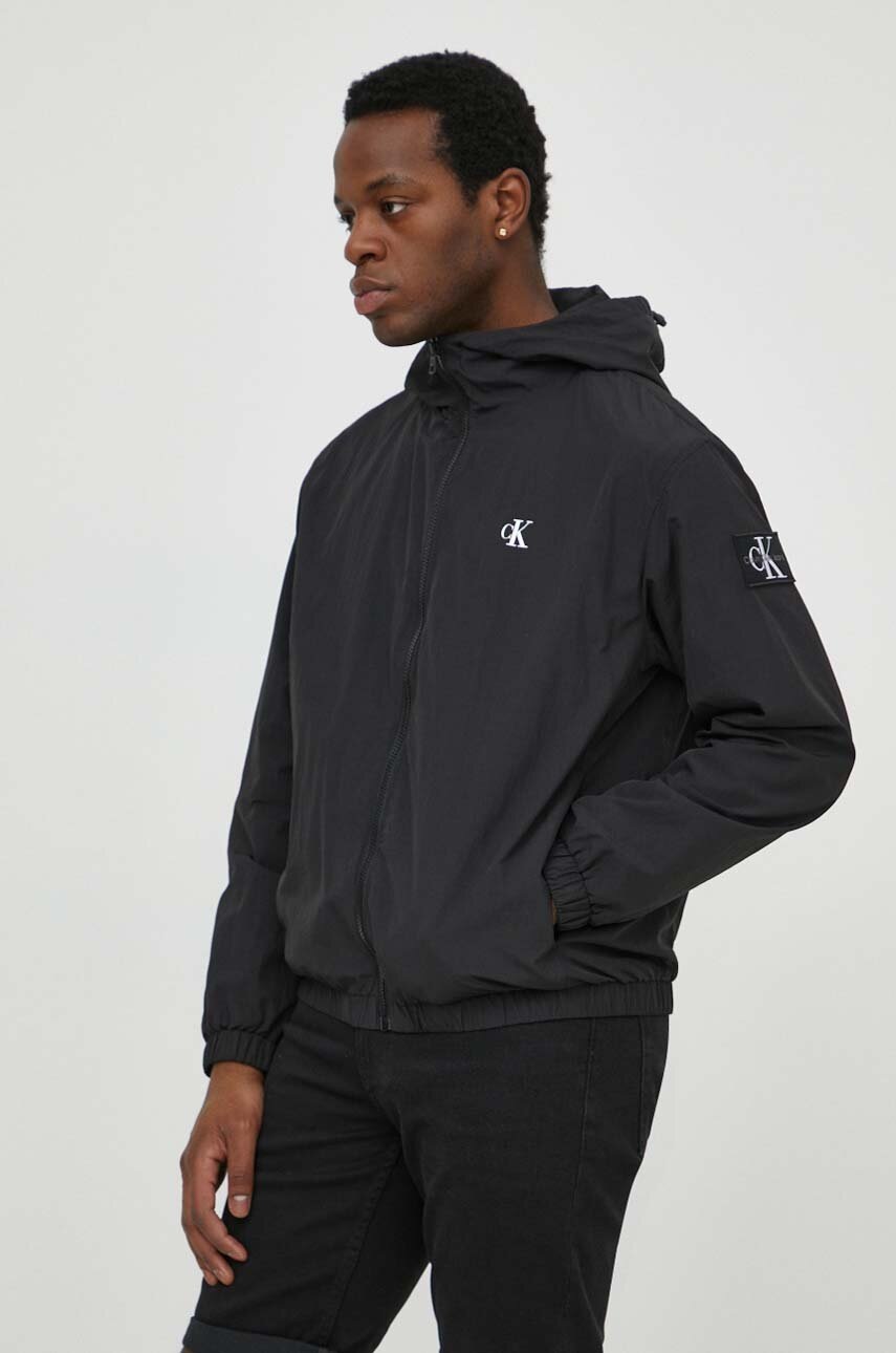 

Яке Calvin Klein Jeans в черно преходен модел J30J325106, Черен