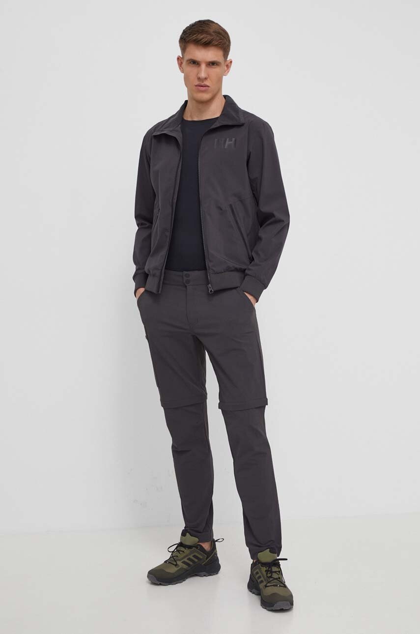 Μπουφάν Helly Hansen χρώμα: γκρι φωτογραφία