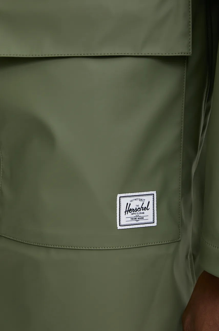 Куртка Herschel чоловіча колір зелений перехідна 