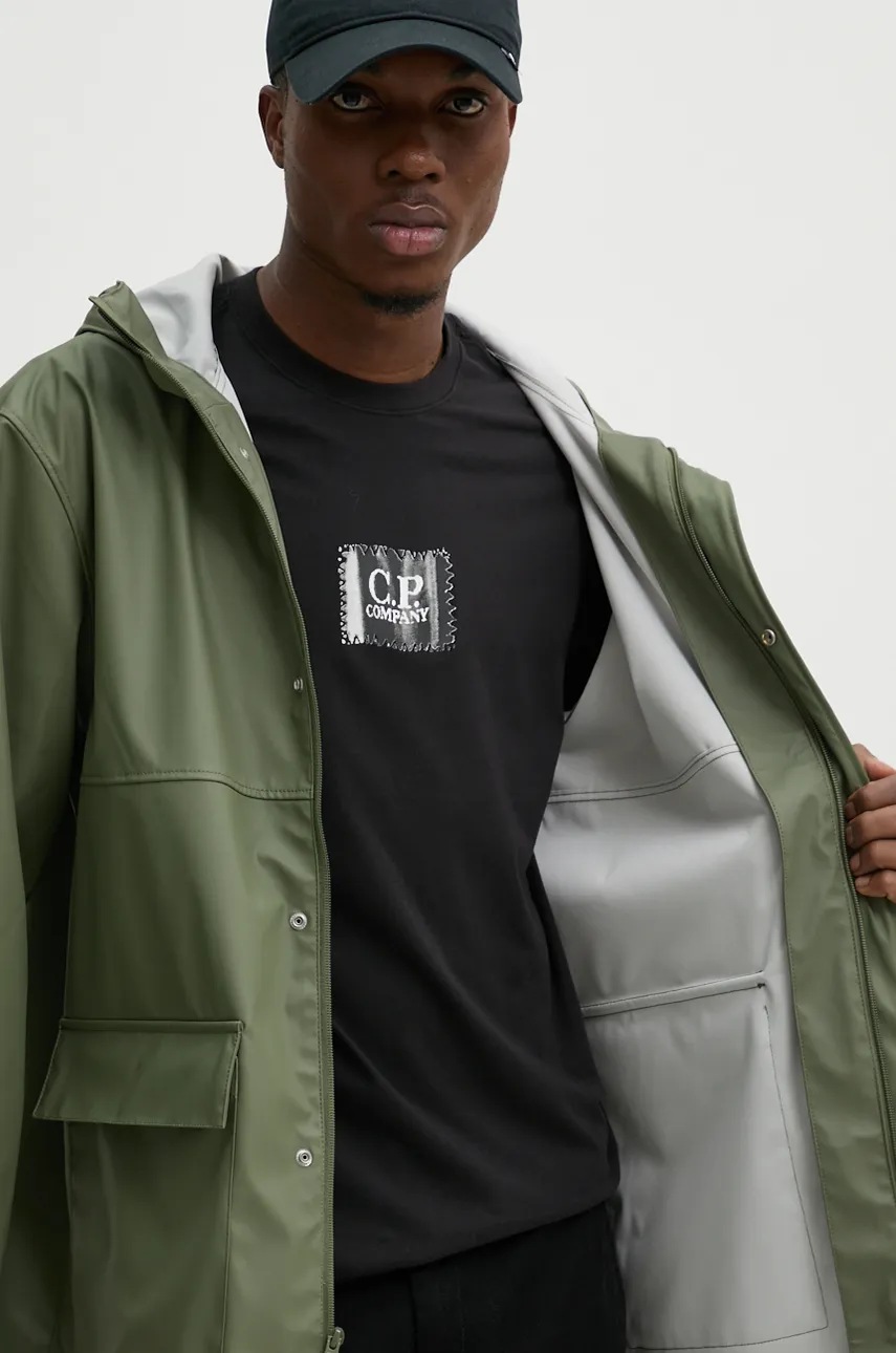Куртка Herschel чоловіча колір зелений перехідна 
