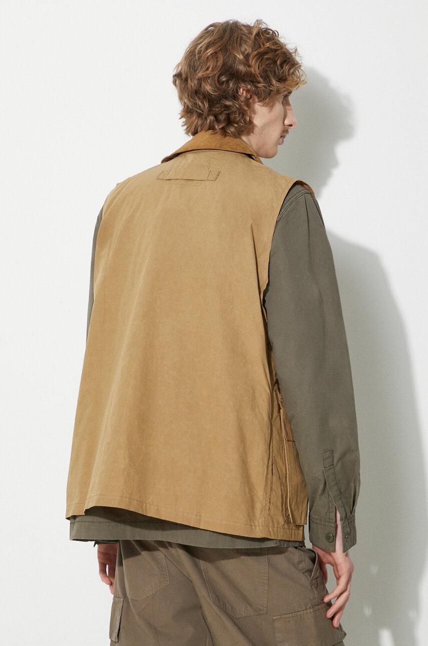 Безрукавка Barbour Modified Transport Vest чоловіча колір бежевий перехідна MGI0246 