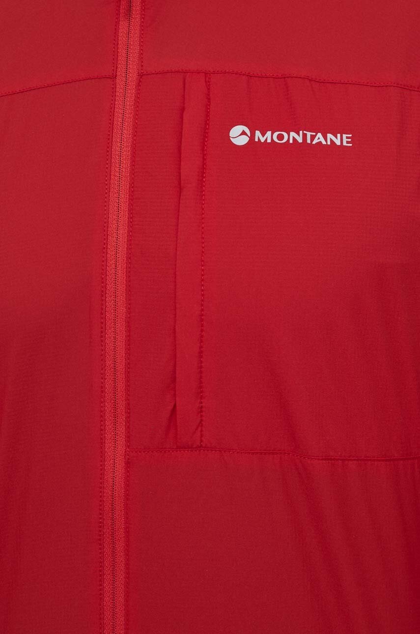 Αντιανεμικό Montane Featherlite FEATHERLITE χρώμα: κόκκινο, MFLJK15 MFLJK15 φωτογραφία