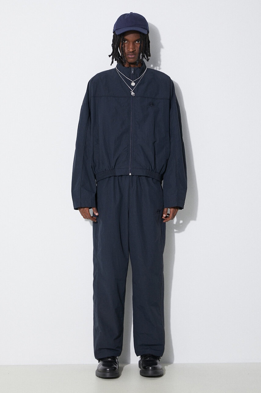 Μπουφάν AMBUSH Nylon Track Jacket χρώμα: ναυτικό μπλε, BMEA002S24FAB φωτογραφία