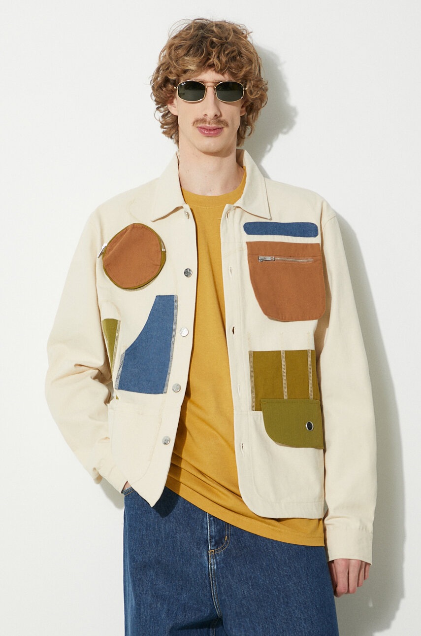 Market jachetă de cămașă din bumbac Rw Workstations Overshirt