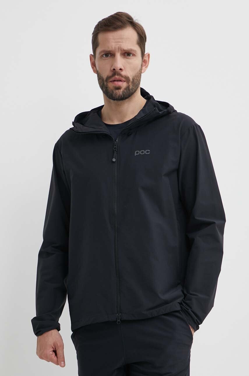 POC geaca de ciclism Transcend culoarea negru, de tranzitie