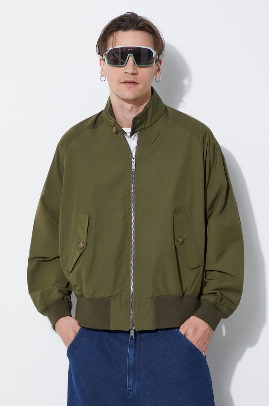 Baracuta geaca Clicker G9 barbati, culoarea verde, de tranzitie, BRCPS1043 Baracuta geaca Clicker G9 barbati, culoarea verde, de tranzitie, BRCPS1043