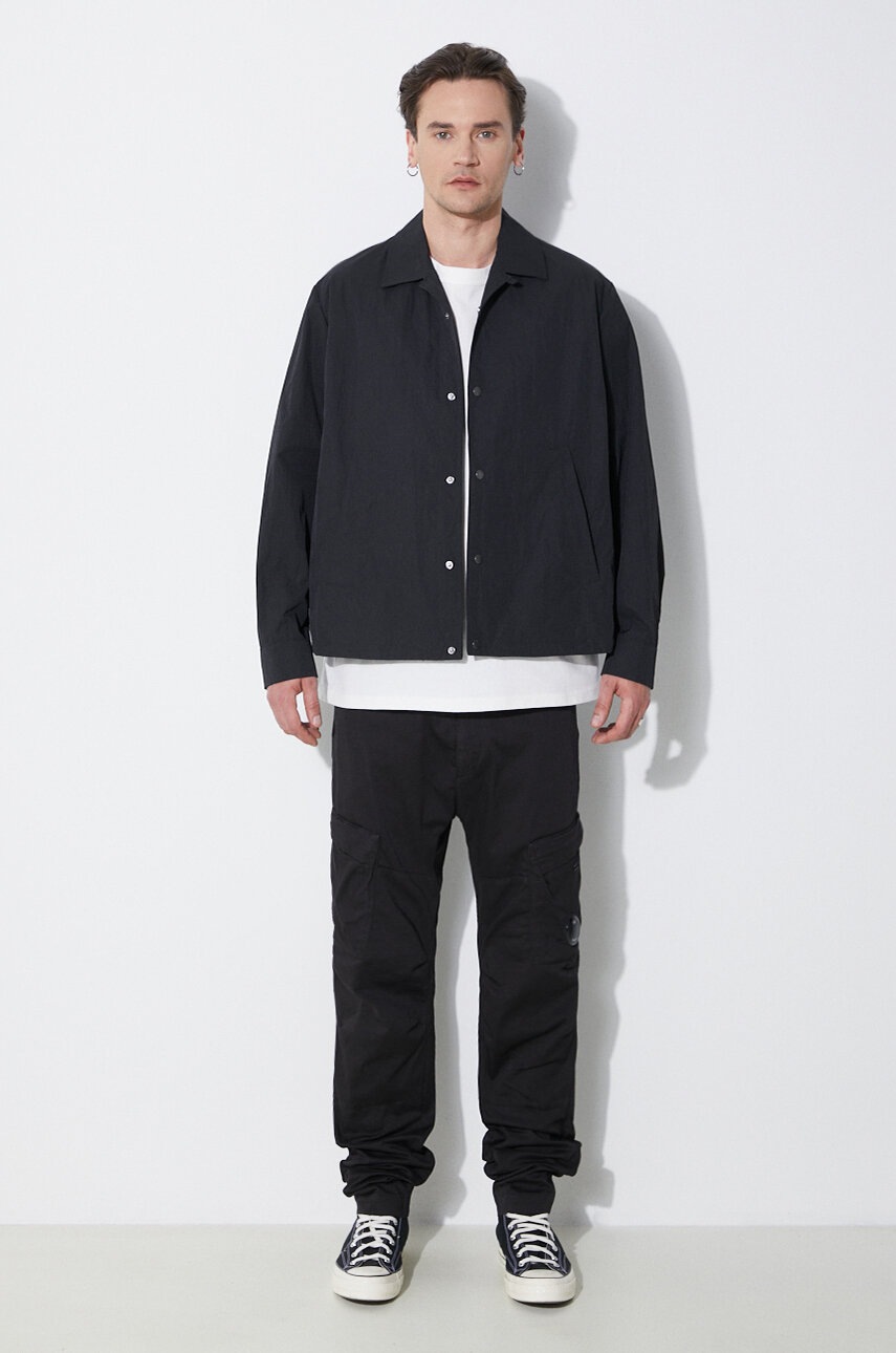 Μπουφάν Neil Barrett Boxy Coach Jacket χρώμα: μαύρο, MY11097A-Y039-001N φωτογραφία