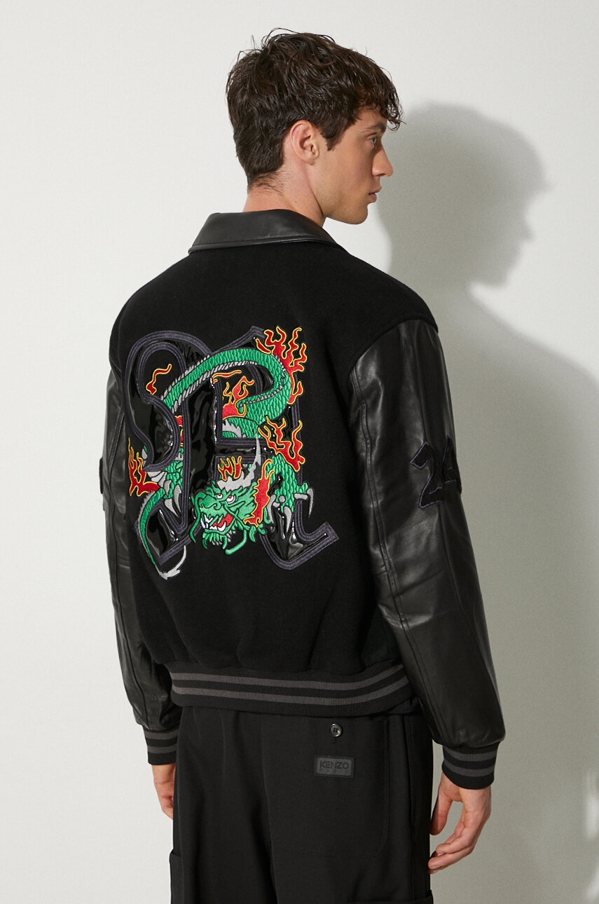 Vlnená bunda Awake NY Varsity Jacket