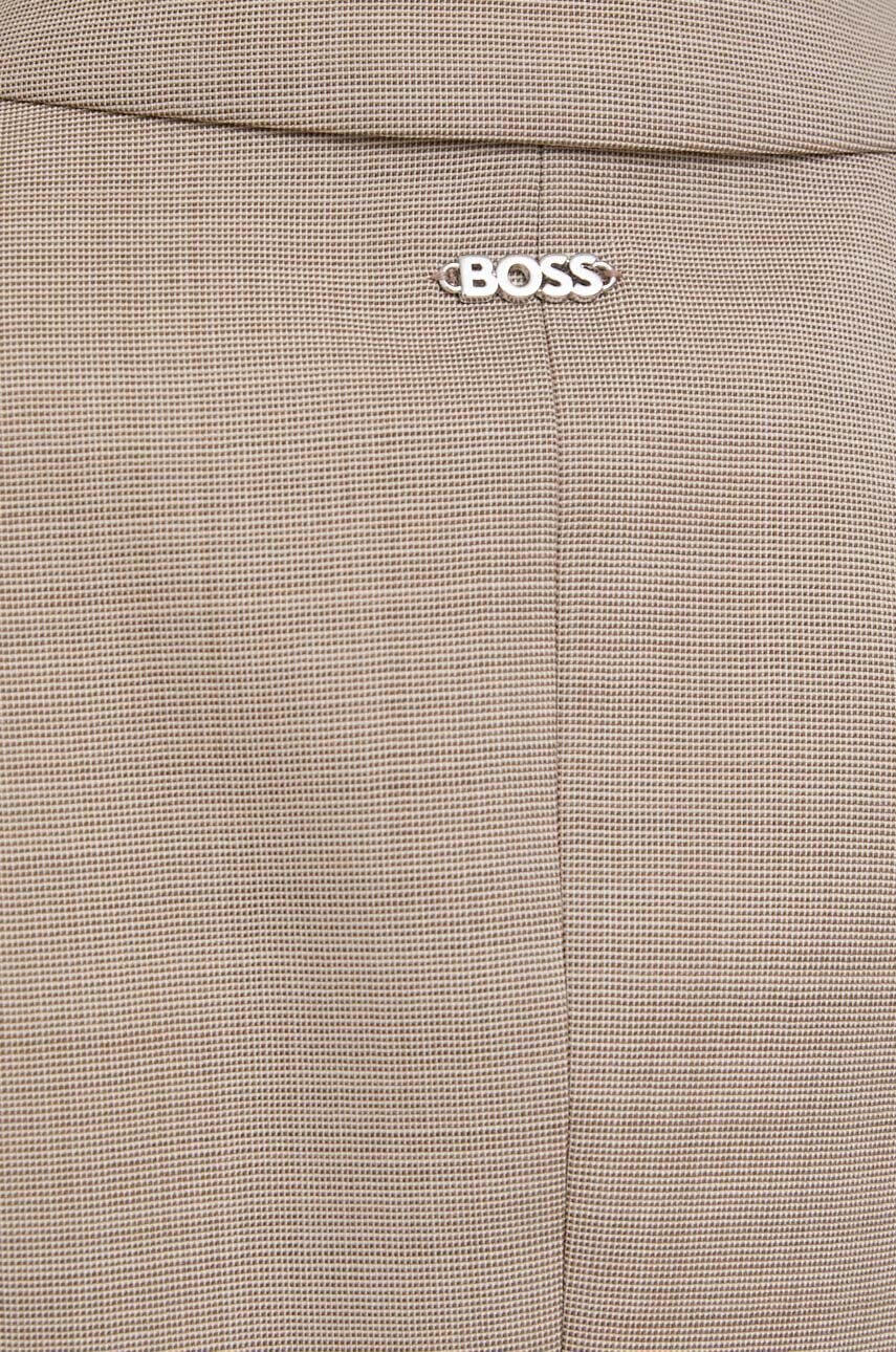 

Вовняний піджак BOSS однобортний однотонна