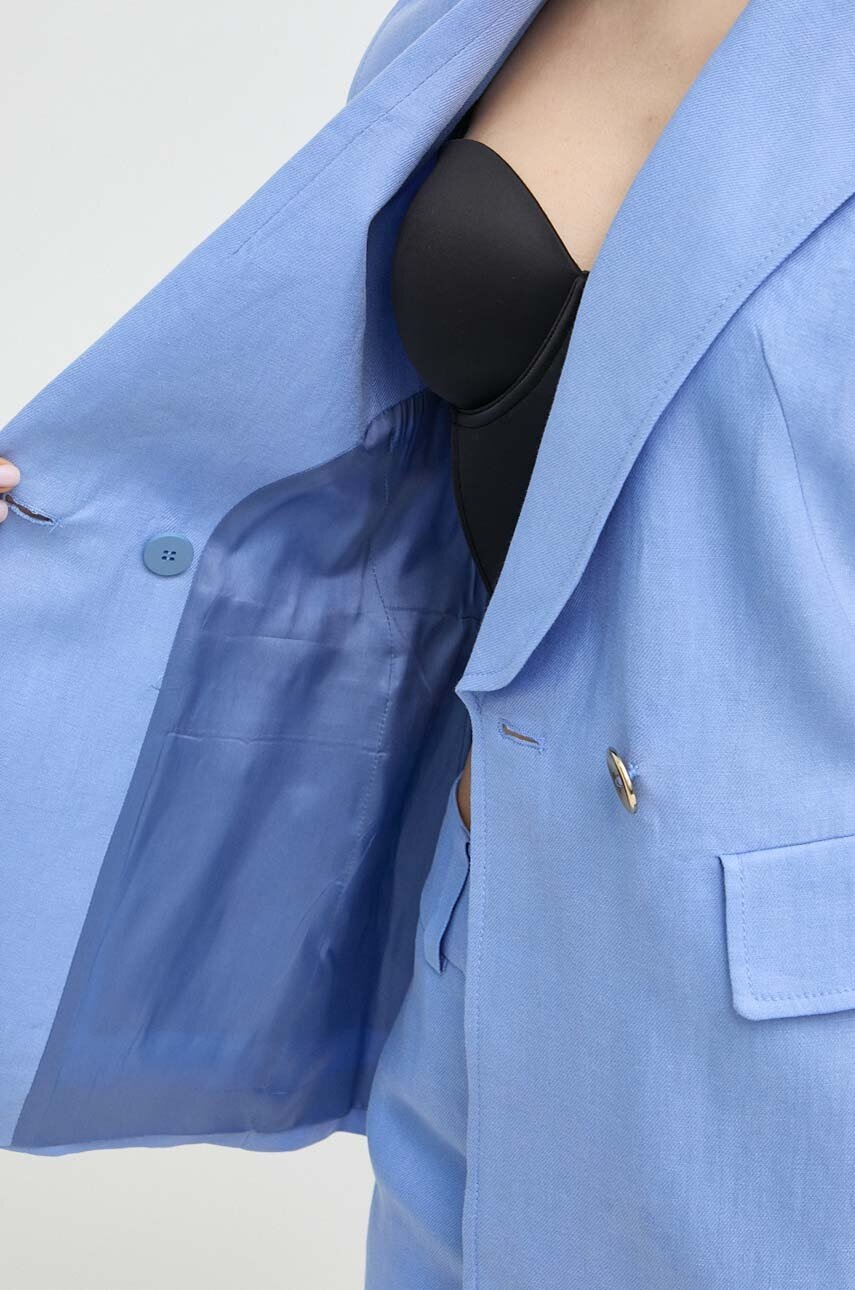 Λινό γιλέκο Luisa Spagnoli VOLTA 541180 φωτογραφία