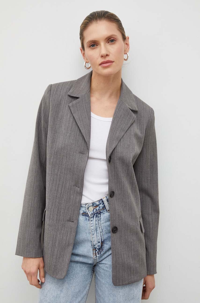 Σακάκι Lovechild χρώμα: γκρι φωτογραφία