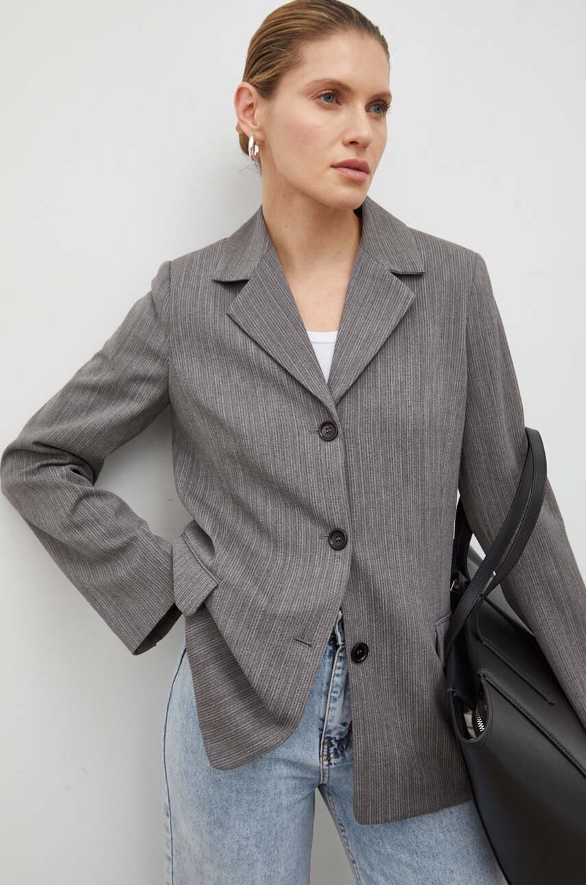 Σακάκι Lovechild χρώμα: γκρι φωτογραφία