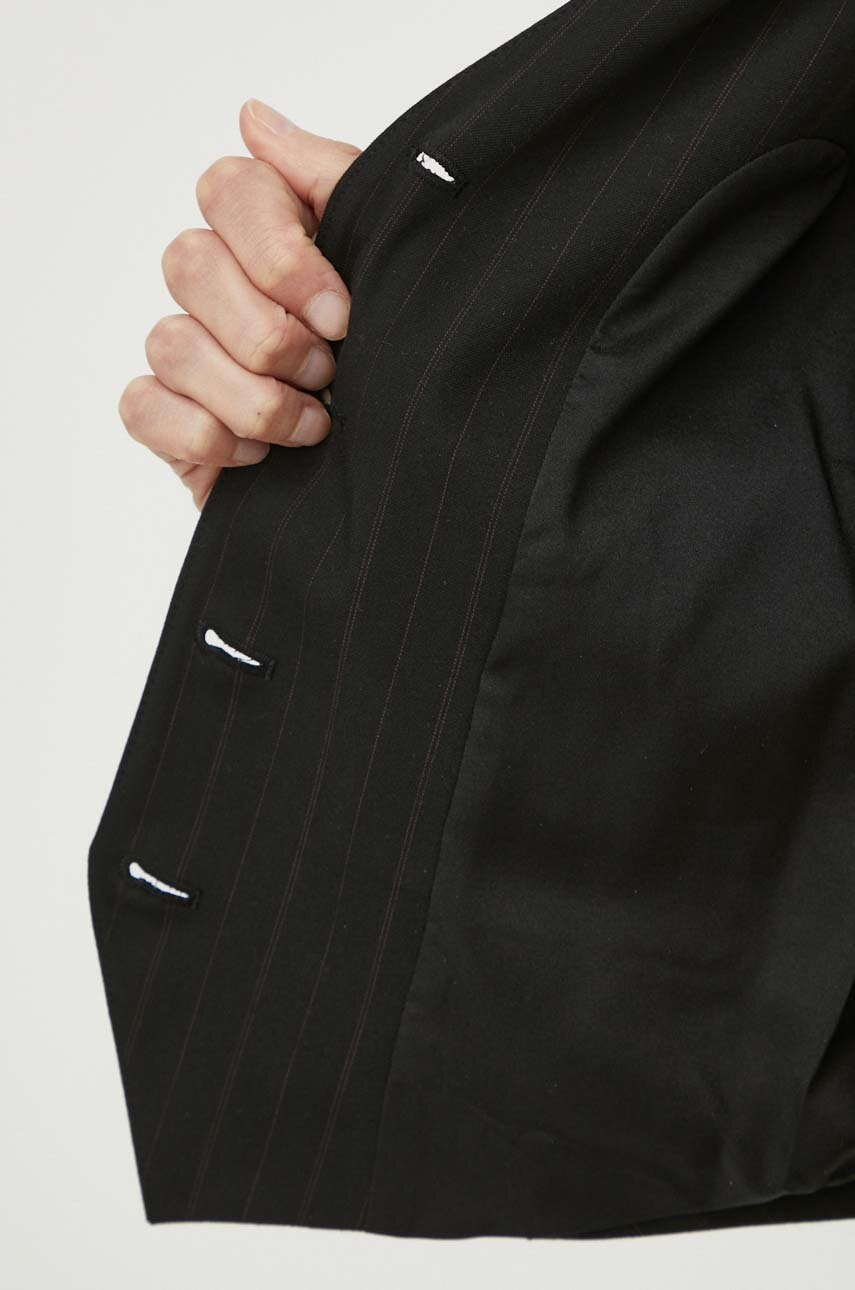 Γιλέκο Samsoe Samsoe SARAMONA χρώμα: μαύρο, F24100047 φωτογραφία