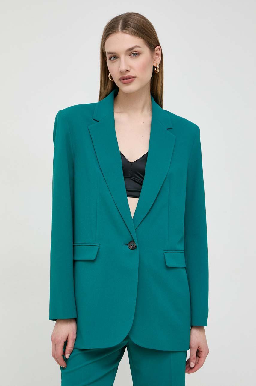 MAX&Co. sacou culoarea verde, un singur rand de nasturi